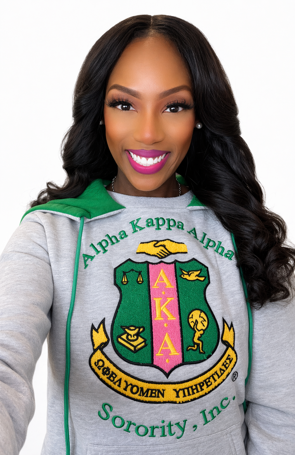 AKA Heather Grey Prep Unisex Hoodie