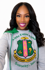 AKA Heather Grey Prep Unisex Hoodie