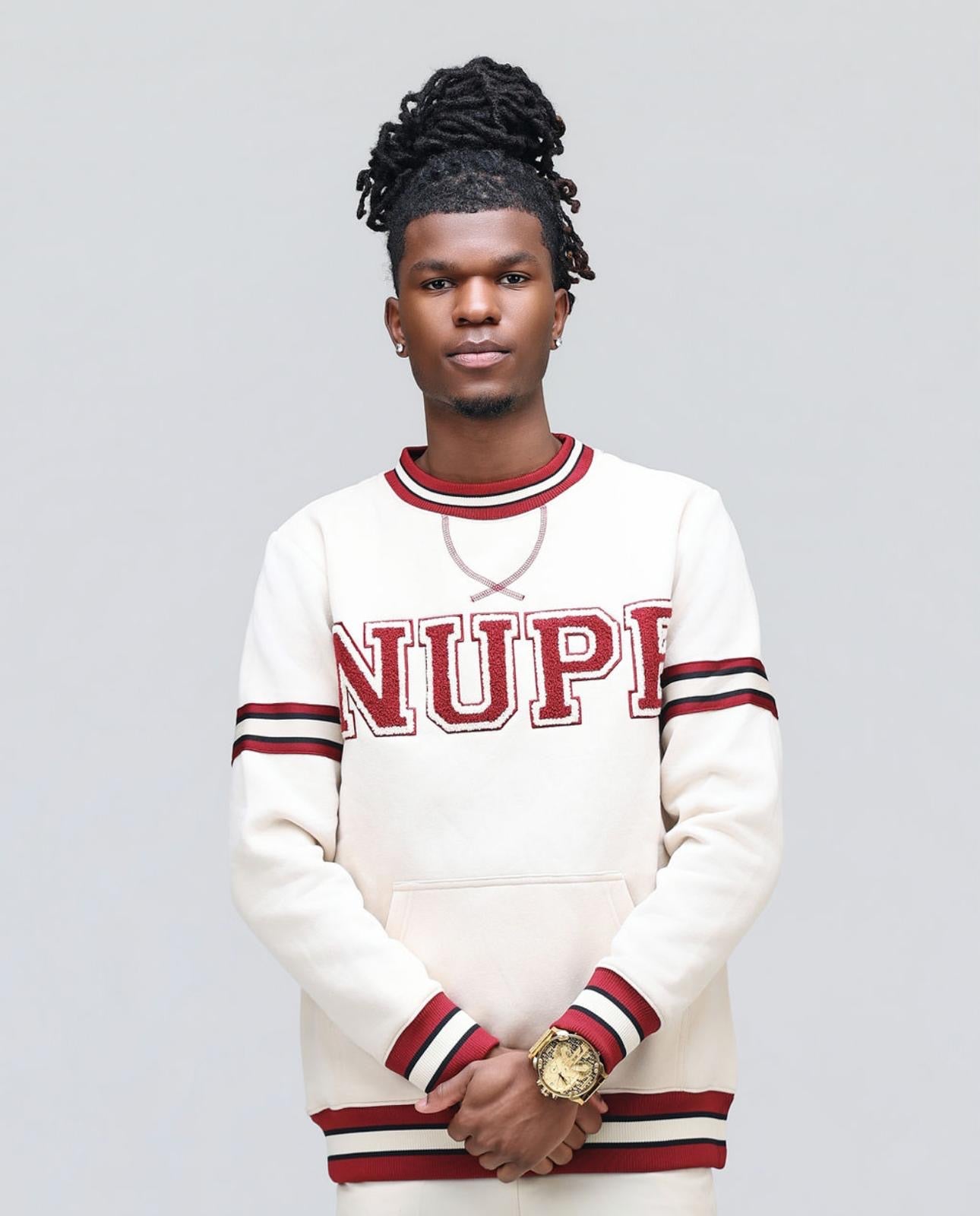 Kappa Nupe Neutral Chenille Crewneck