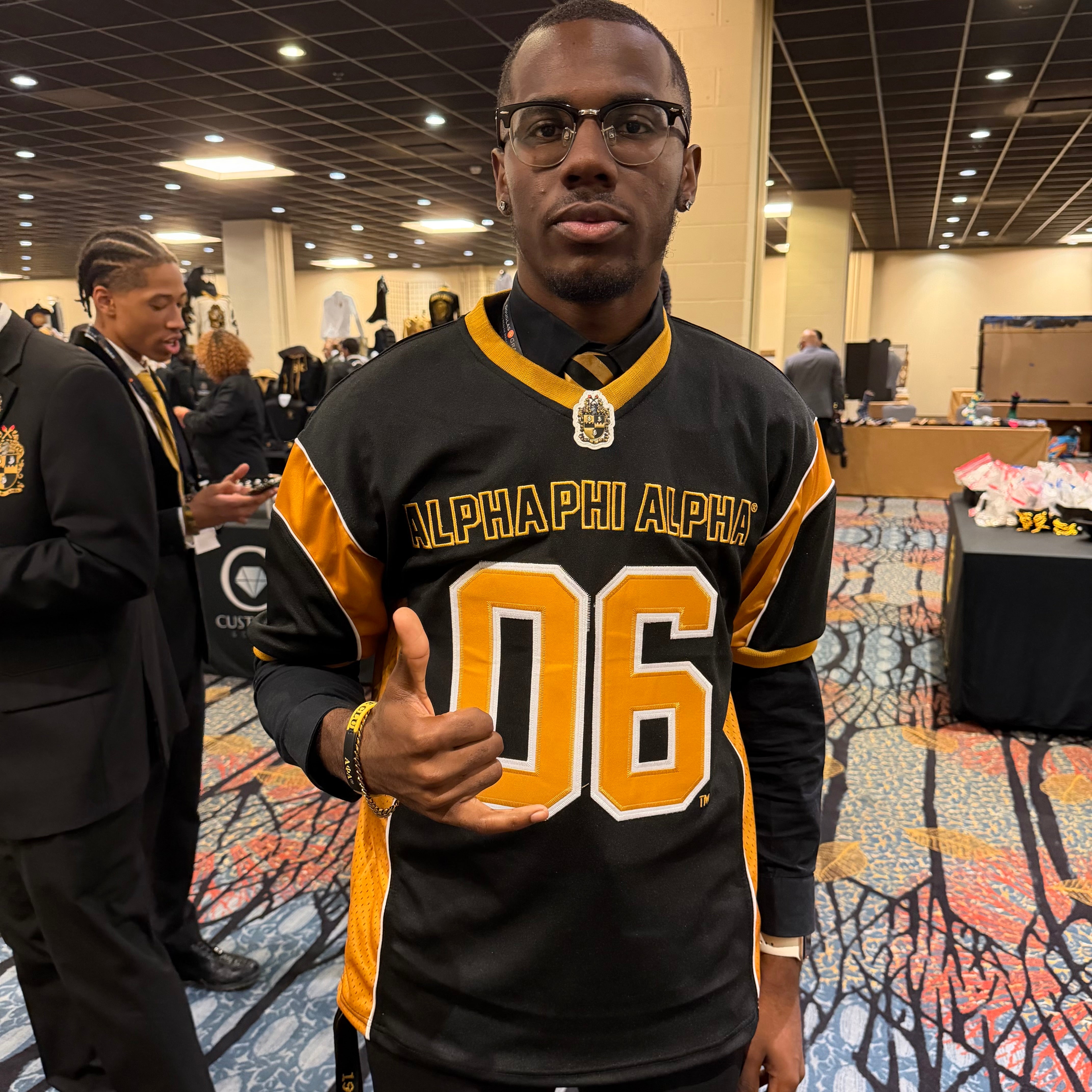 Alpha Black Football Jersey