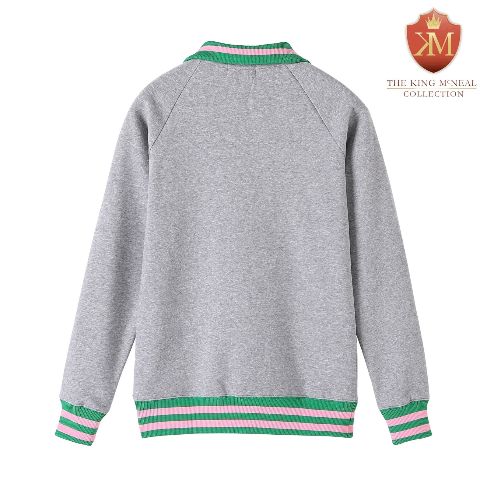 AKA Grey Quarter Zip Sweatshirt Unisex