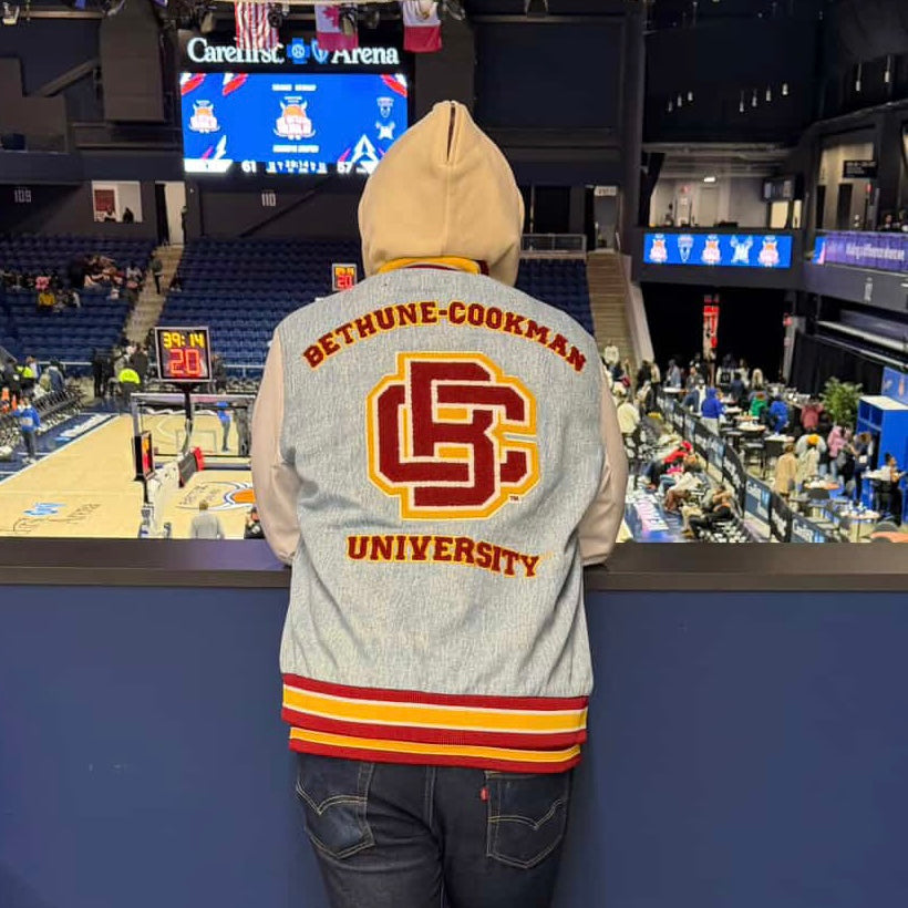 Bethune-Cookman Denim Bomber Jacket