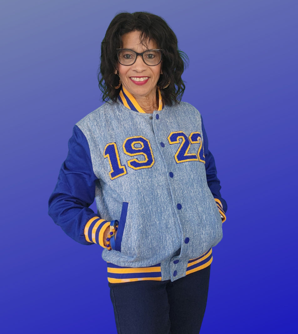 SGRho 1922 Denim Bomber Jacket