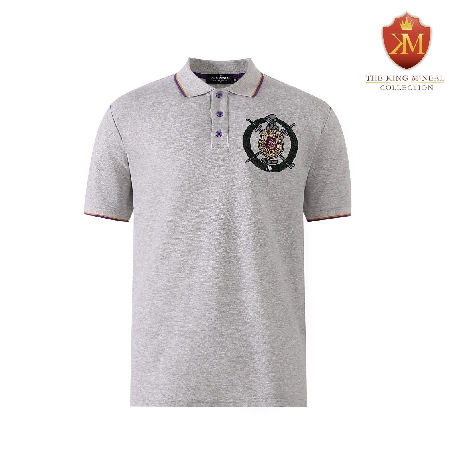 Omega Grey Premium Polo Shirt