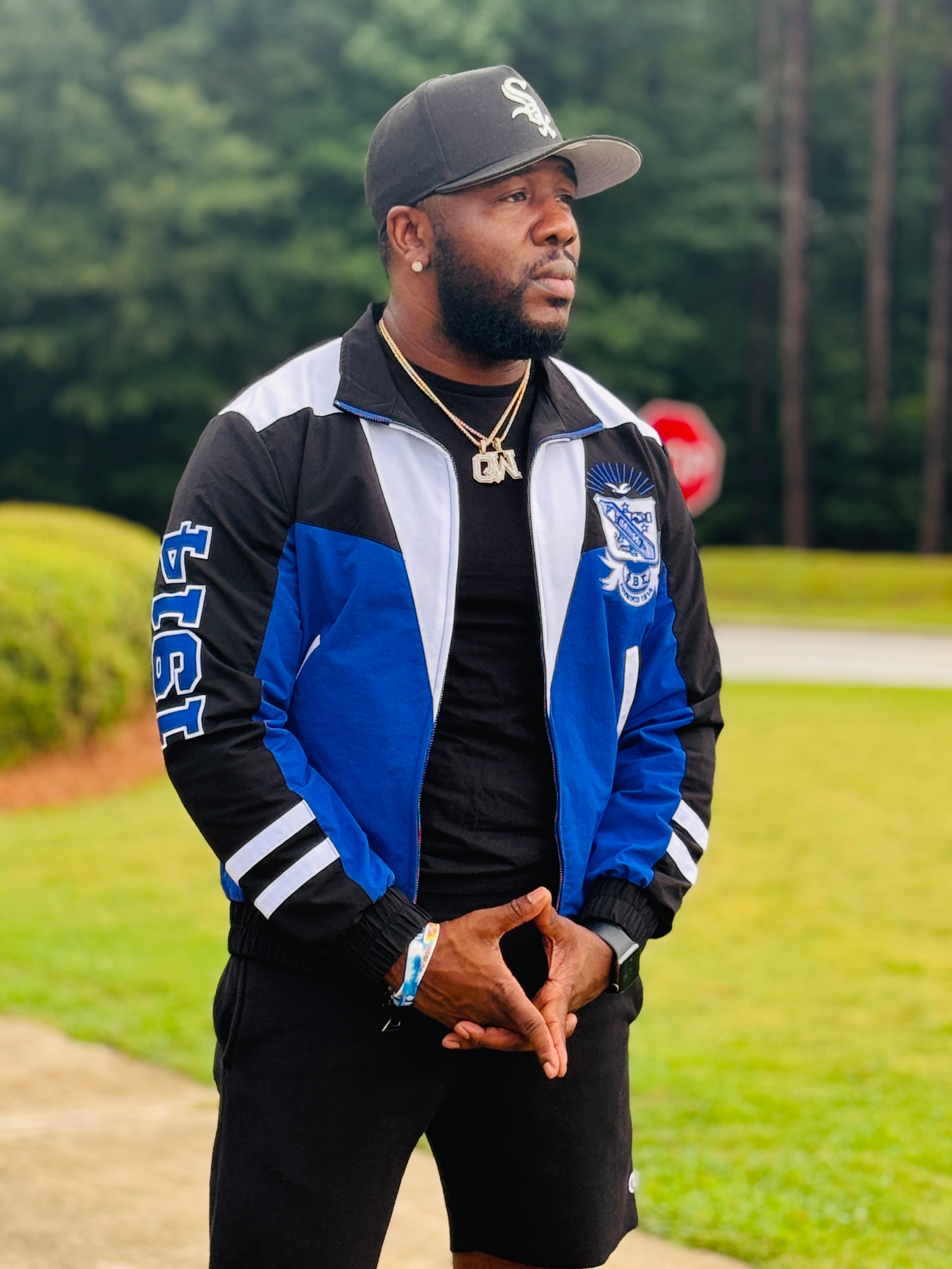 Sigma Blue Windbreaker Full Zip