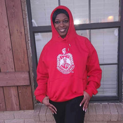 Delta Red Premium Crest Hoodie