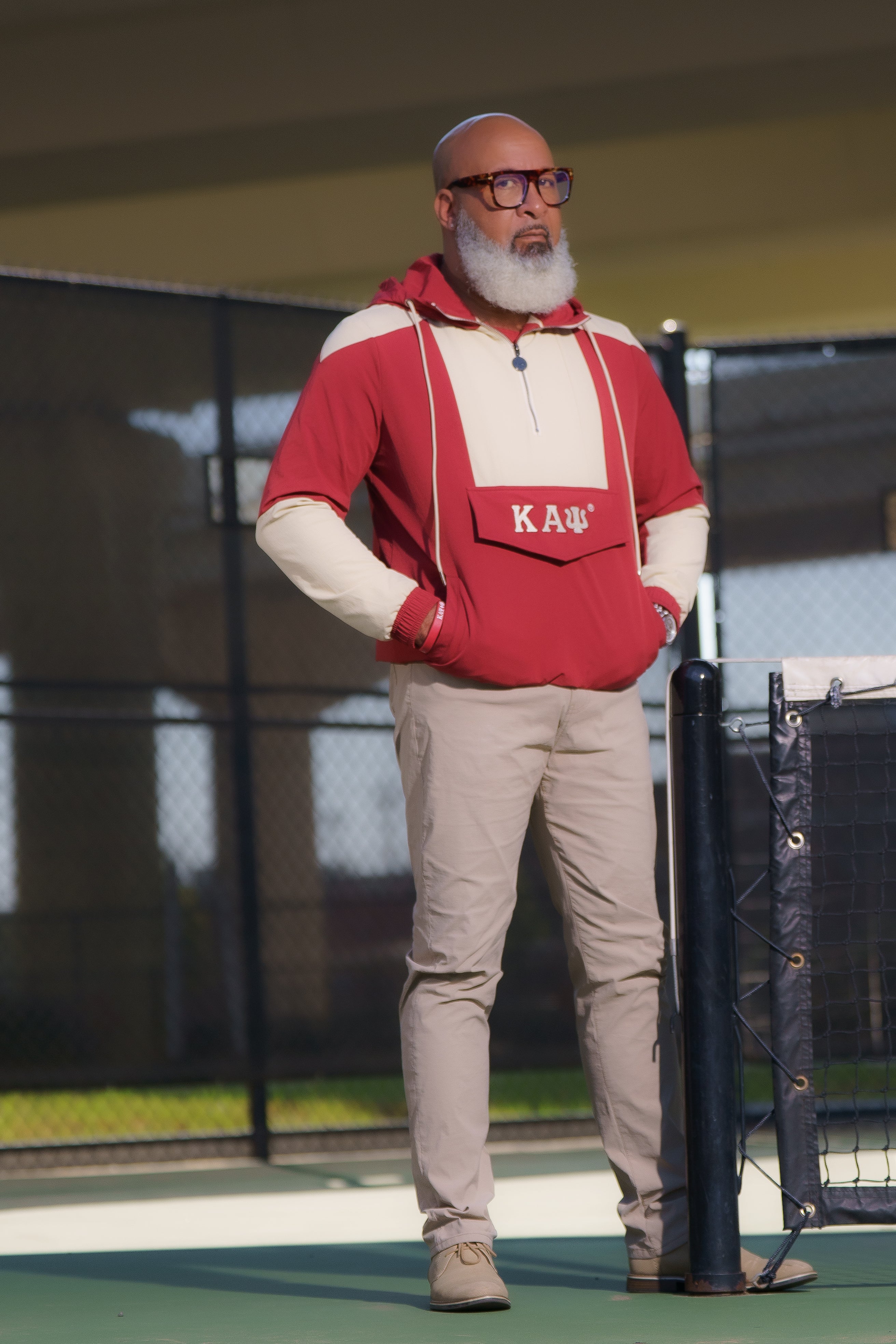 Kappa Krimson Windbreaker Tech Pullover