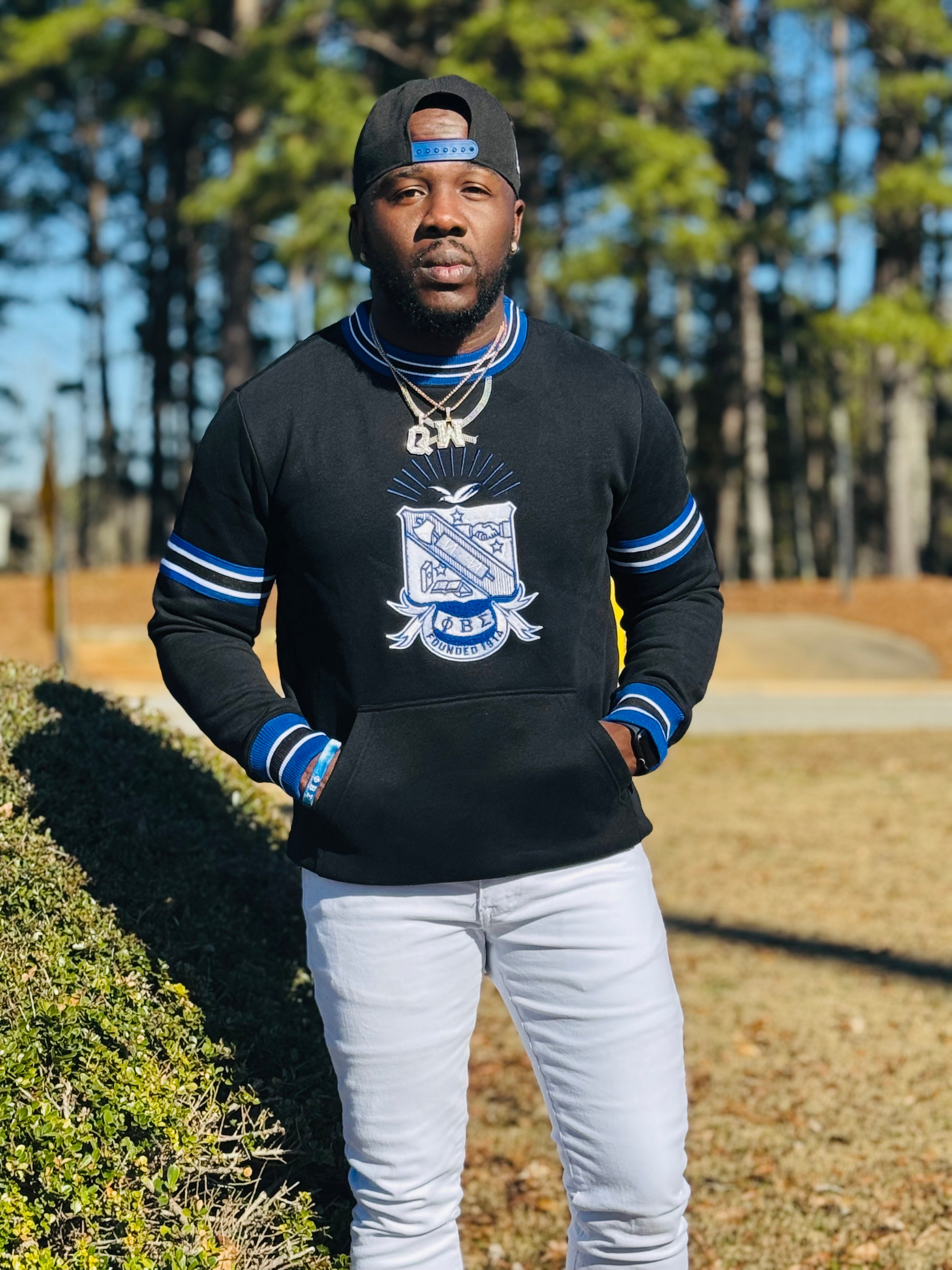 Phi Beta Sigma Crest Chenille Crewneck sweatshirt