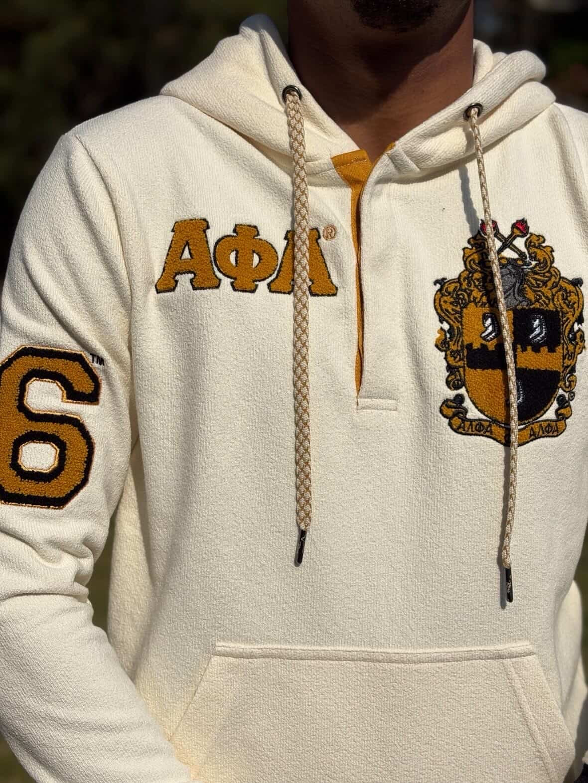 Alpha Neutral Qtr Button-Up Hoodie