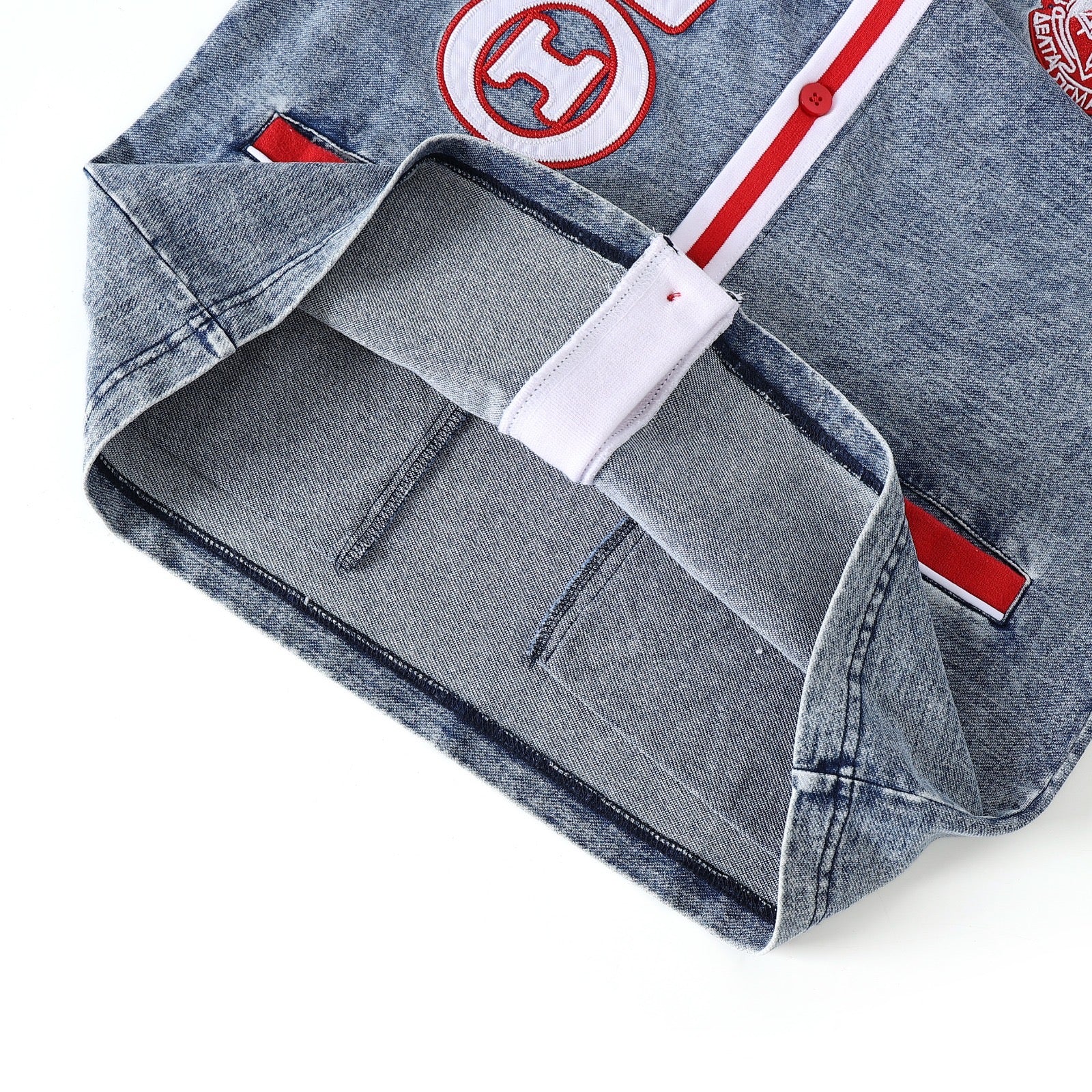 Delta Denim Cardigan Unisex Fit to