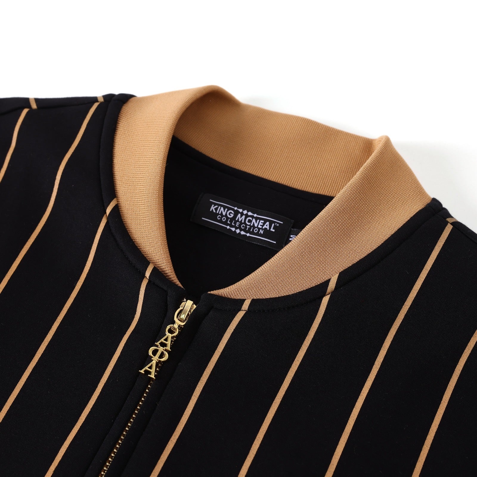 Alpha Pinstripe Tech Track Jacket