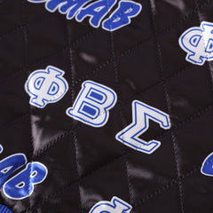 Sigma Black Bomber Jacket Custom Lining