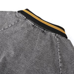 Alpha Denim Quarter Zip Sweatshirt
