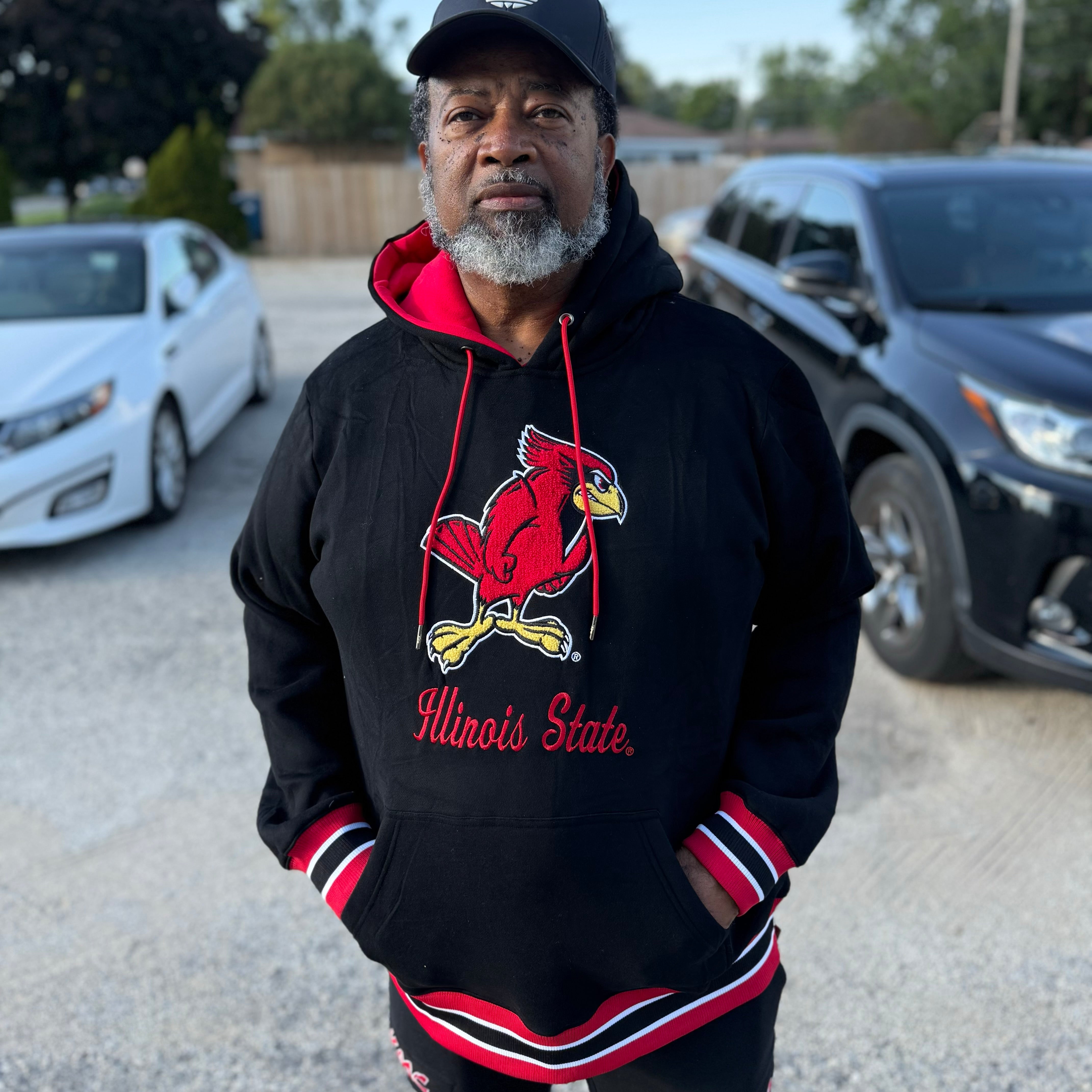 Illinois State University Black Prep Hoodie