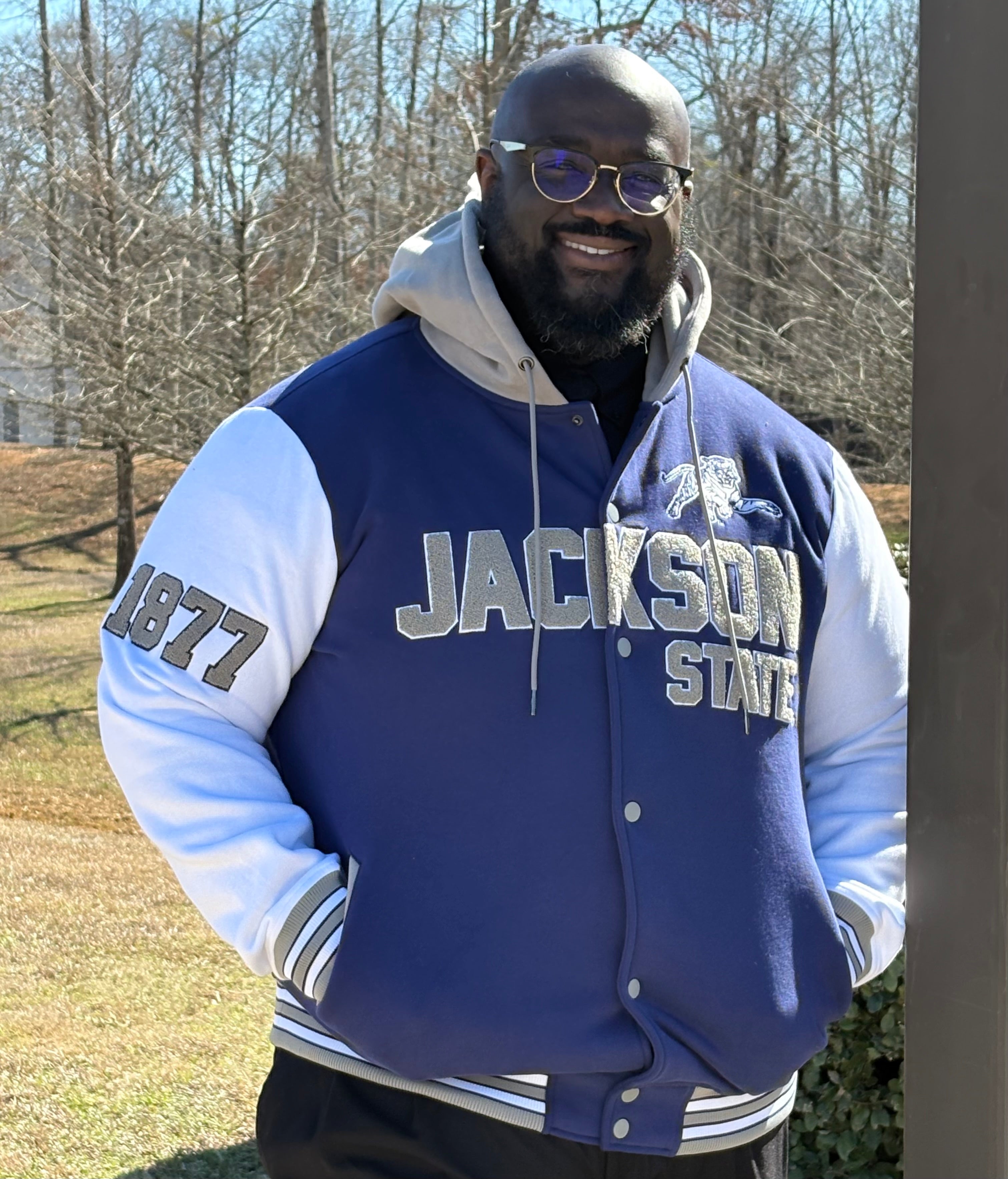 Jackson State Blue Fleece Jacket