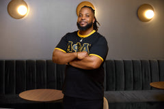 Alpha Premium Black Ringer Shirt
