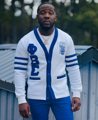 Sigma White Fleece Cardigan