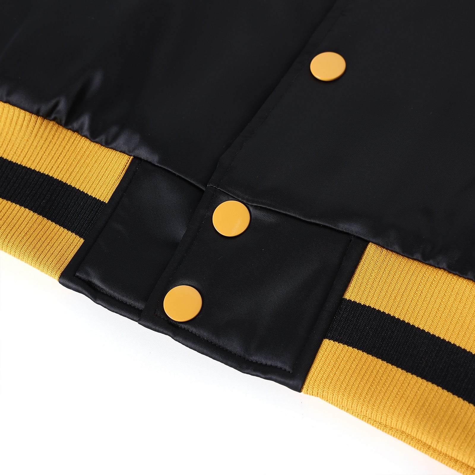 Alpha Black/Gold Bomber Jacket