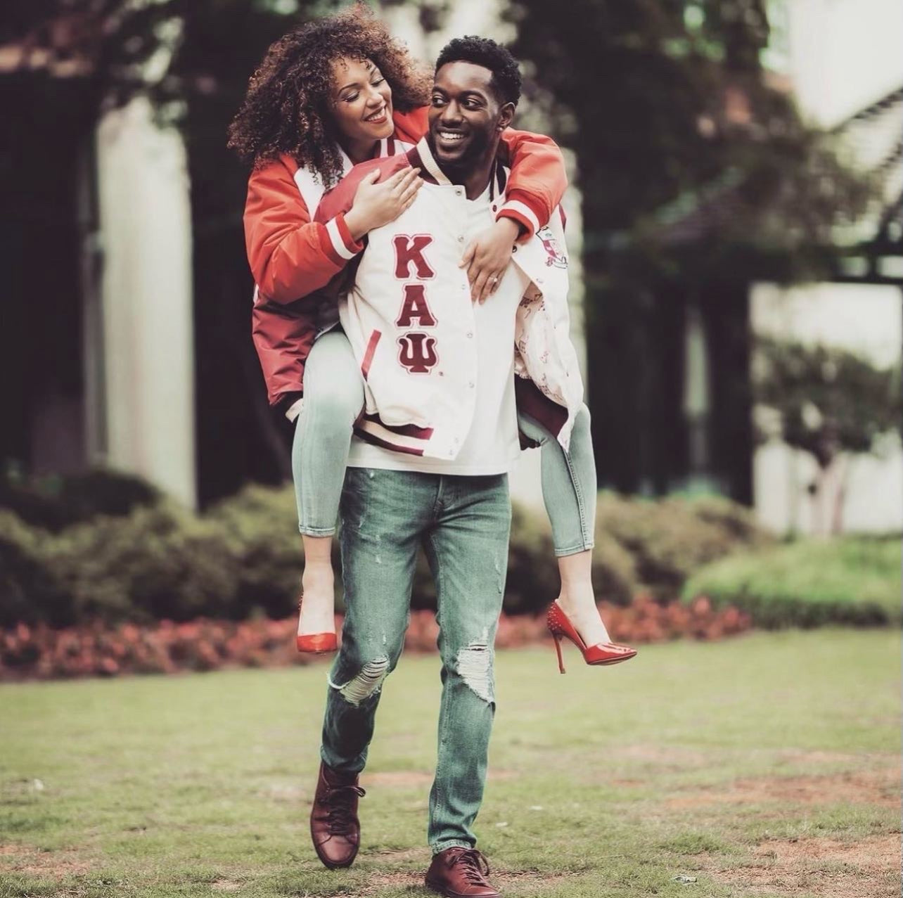Kappa Krimson & Kream Bomber Jacket