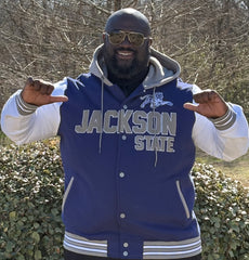 Jackson State Blue Fleece Jacket