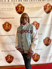 Alabama A&M Denim Bomber Jacket