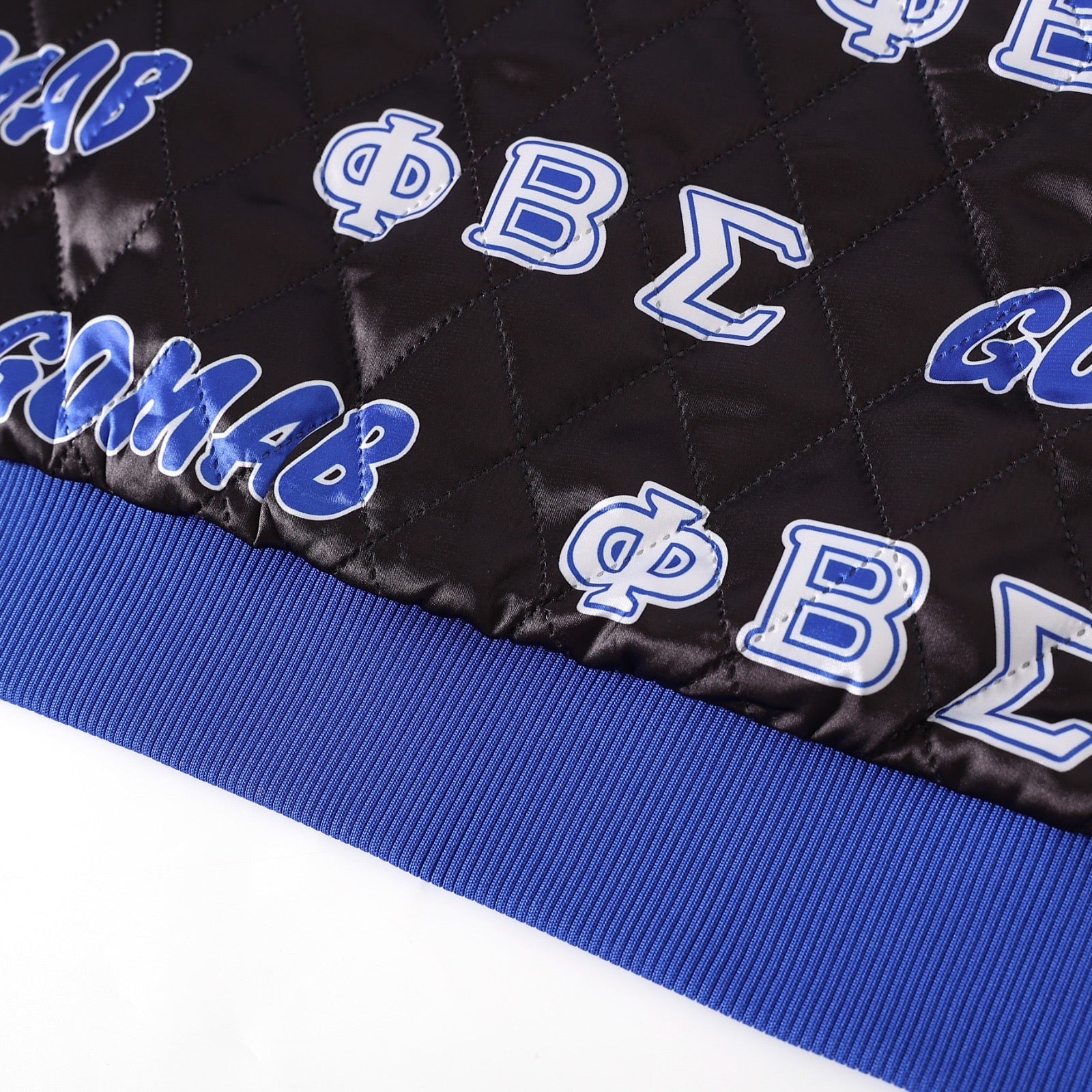 Sigma Black Bomber Jacket Custom Lining