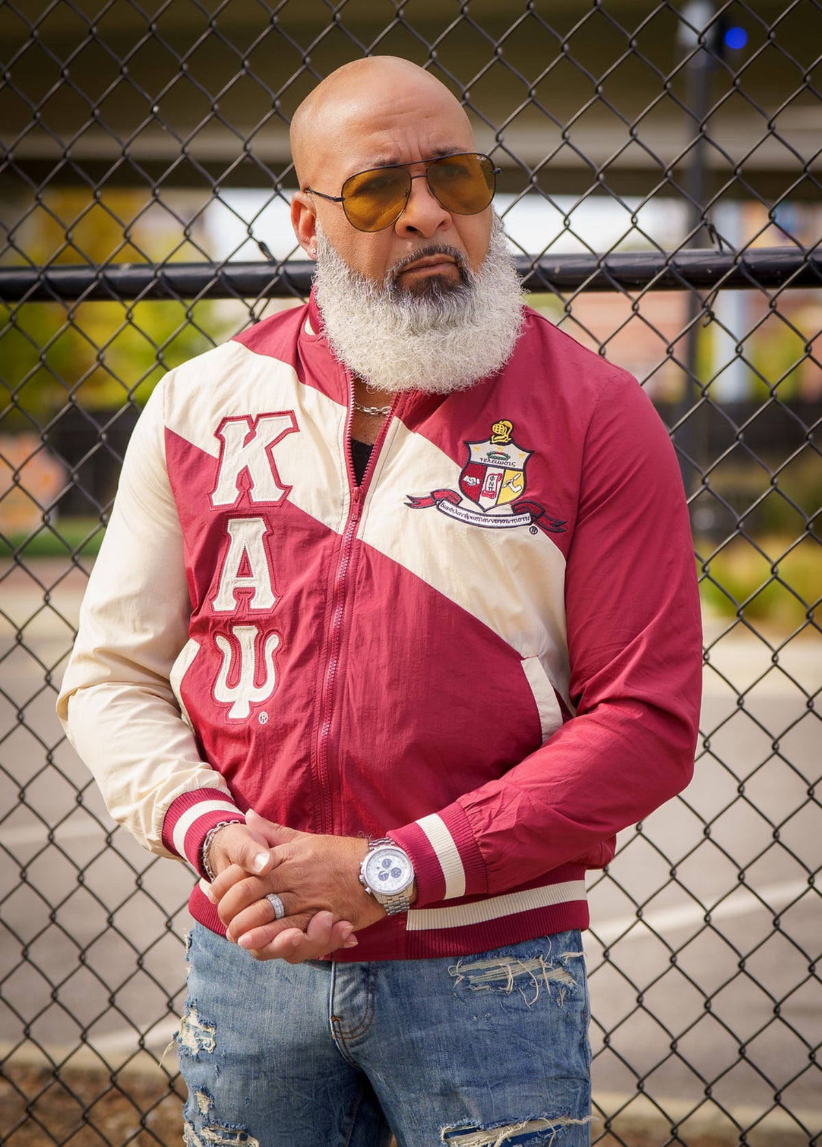 Kappa Full-Zip Windbreaker Jacket