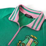 AKA Green Quarter Zip Sweatshirt Unisex
