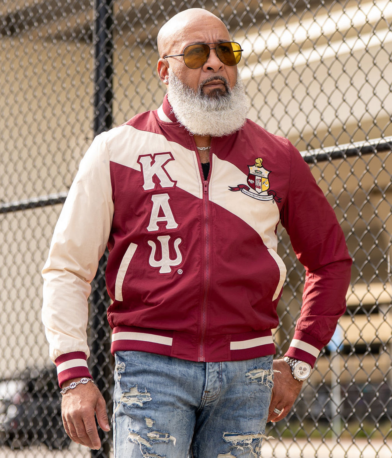 Kappa Full-Zip Windbreaker Jacket