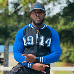 Sigma 1914 Black Varsity Fleece Jacket
