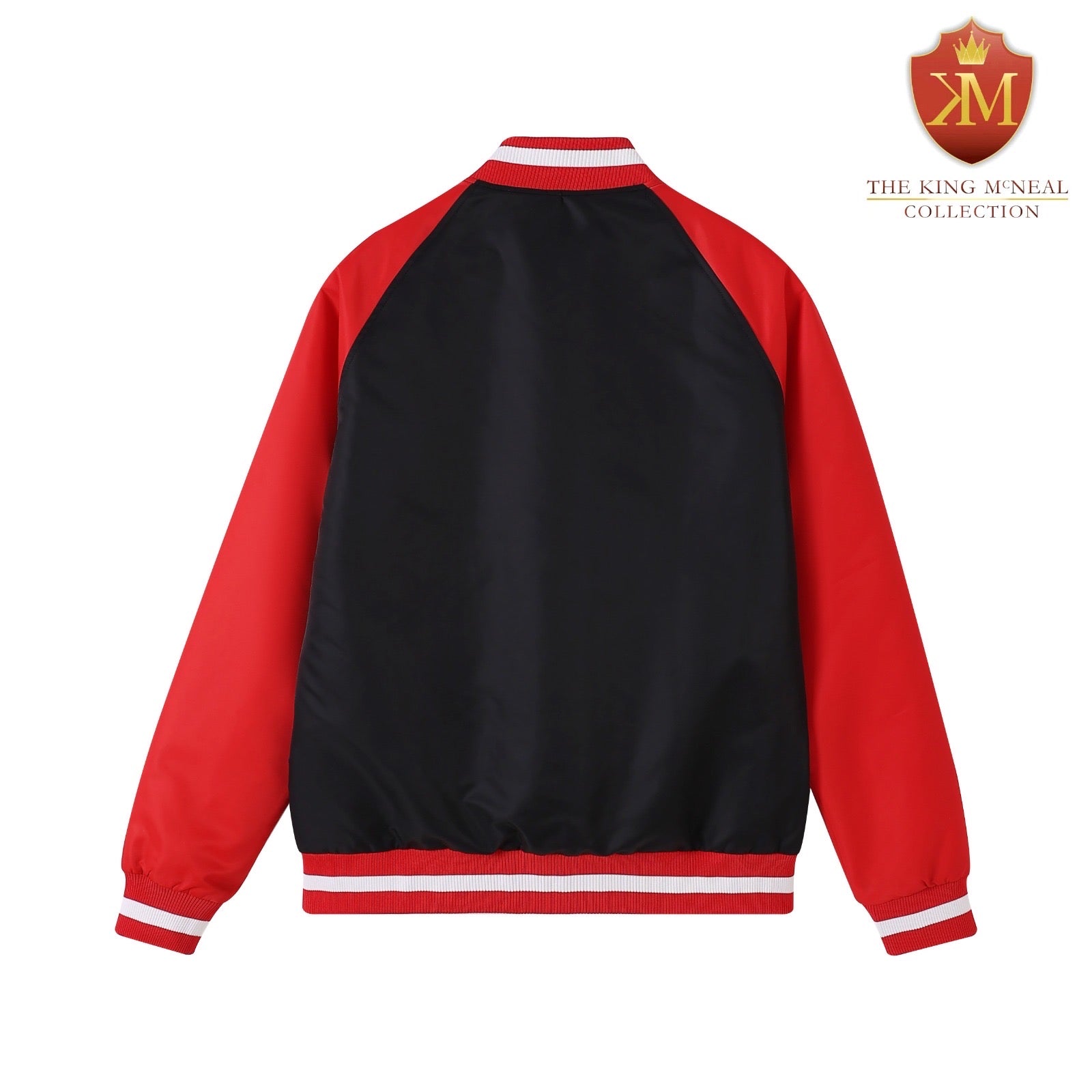 Black Delta Bomber Jacket Custom Lining