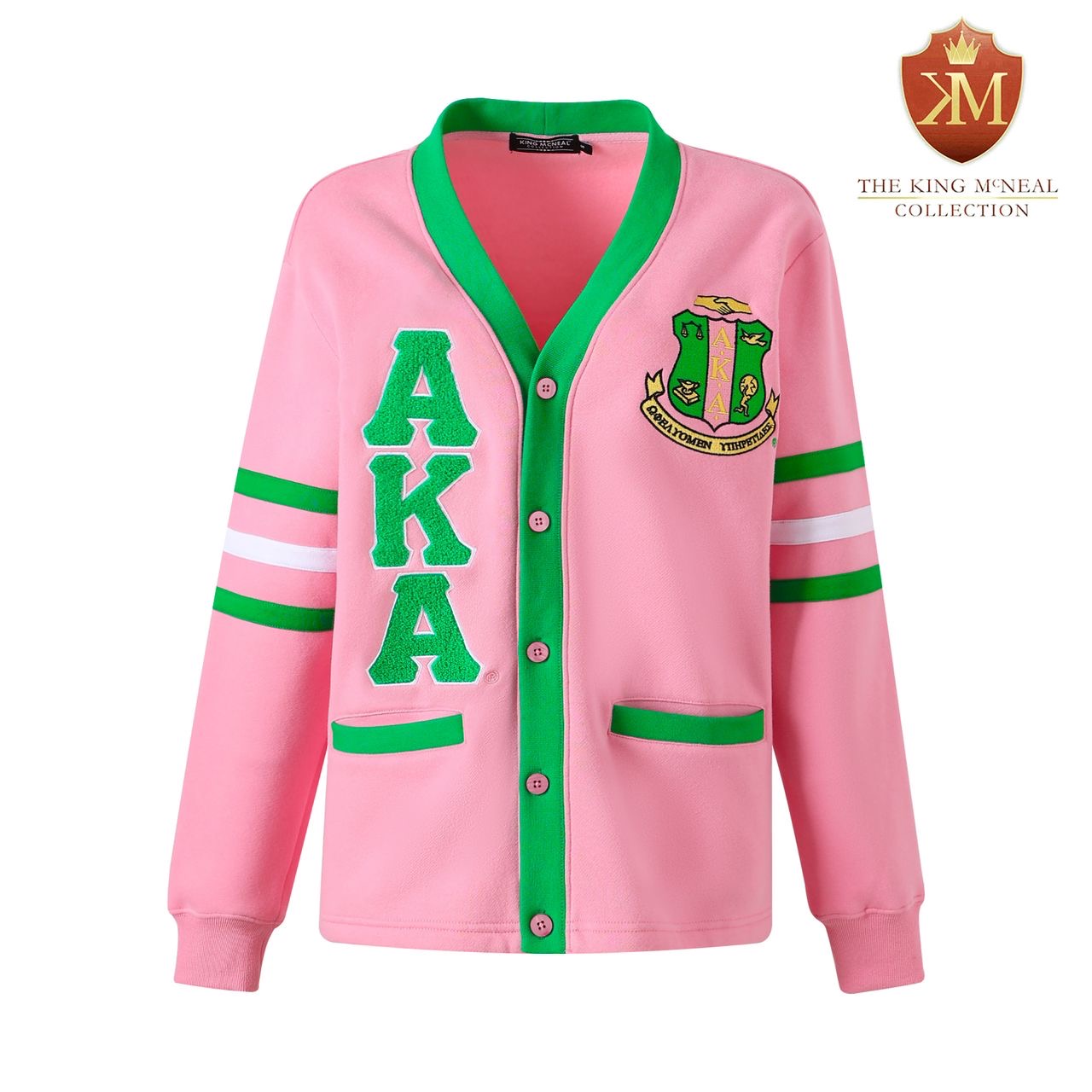AKA Fleece Cardigan Unisex Fit - Main Image