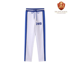 Zeta White Air Tech Fleece Warm Up Pants