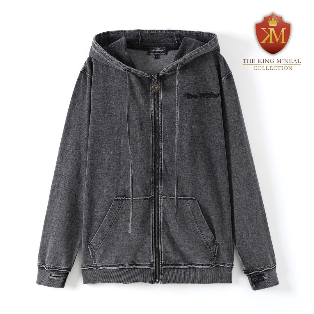 King McNeal Black Denim Jacket