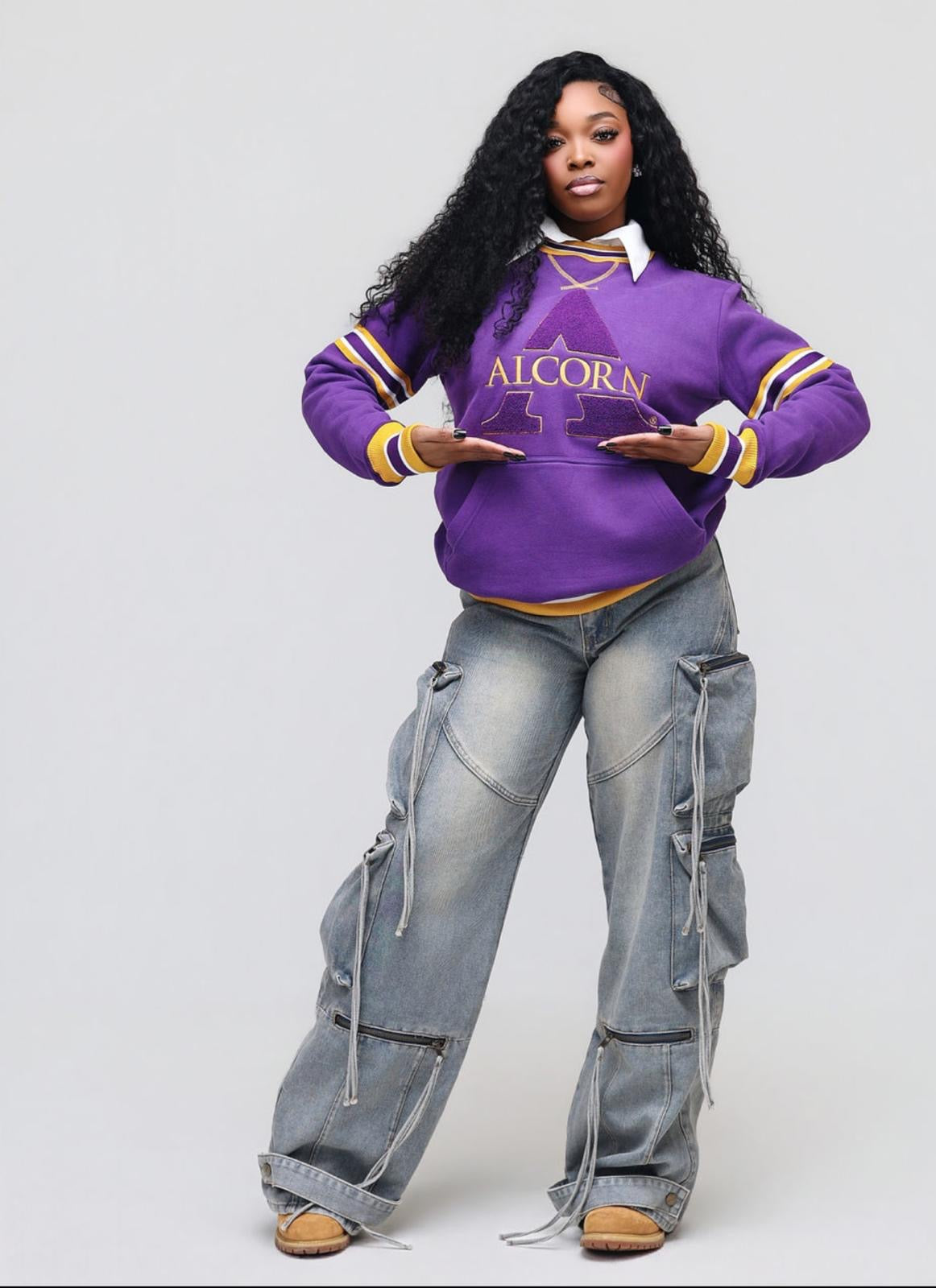 Alcorn State Purple Crewneck