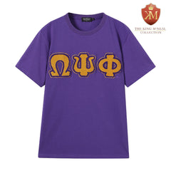Omega Psi Phi Chenille Premium Letter Tshirt