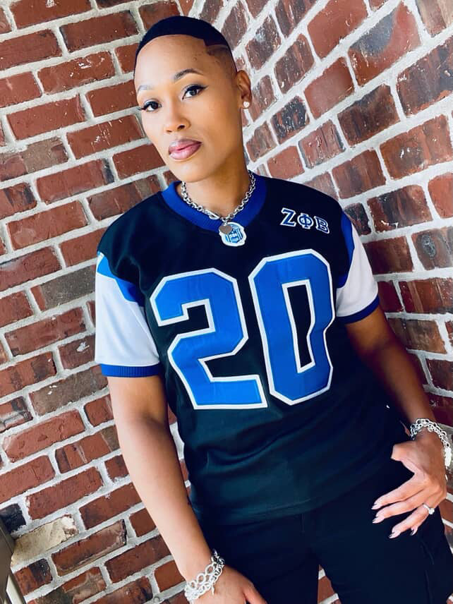 Zeta Black Football Jersey