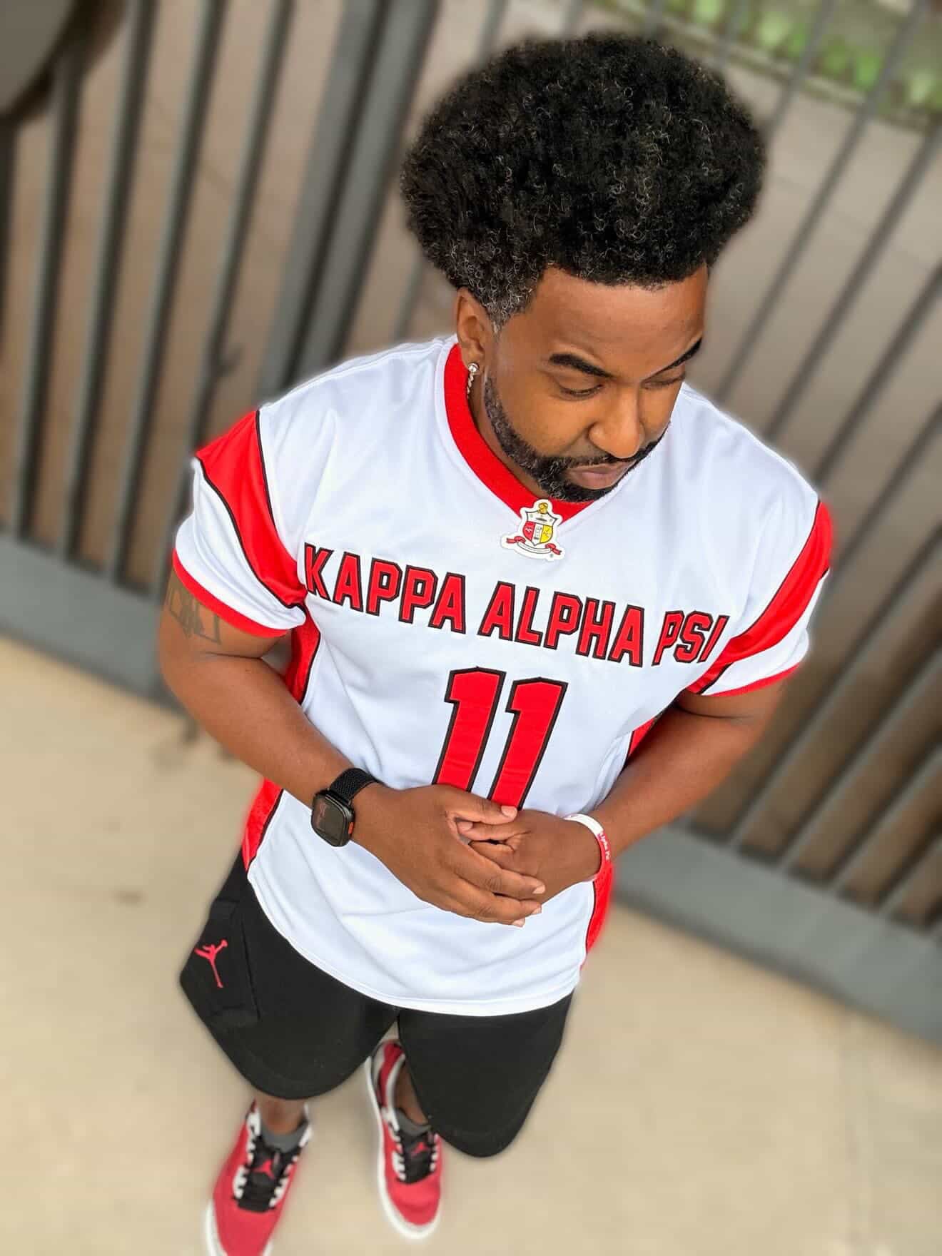 Kappa White Football Jersey