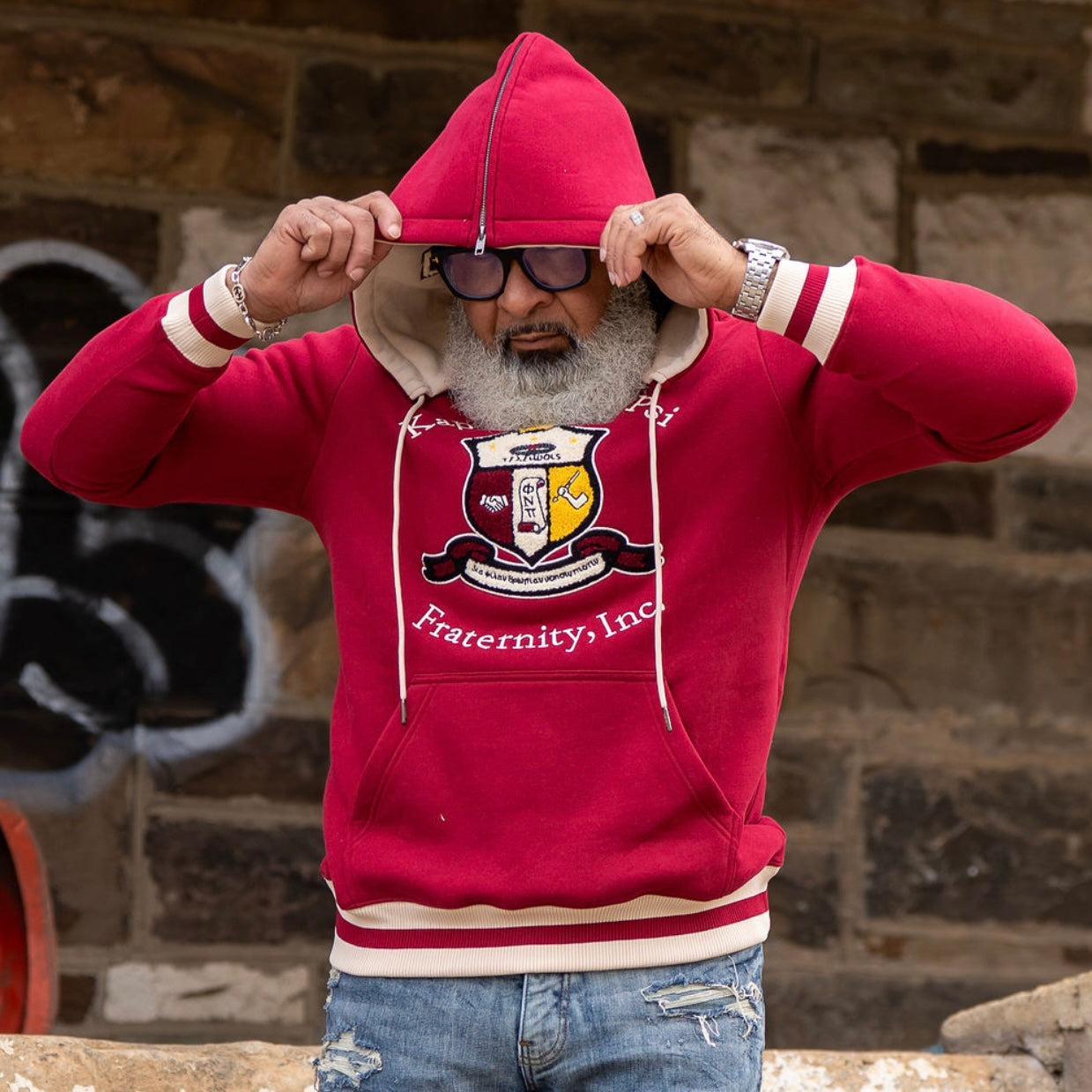 Kappa Krimson Prep Hoodie