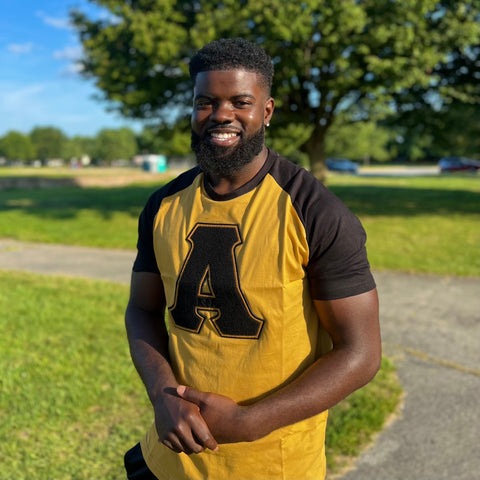 Alpha Gold Big A Premium Raglan Tshirt