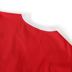Kappa Red Chenille Crest Ringer Premium Shirt