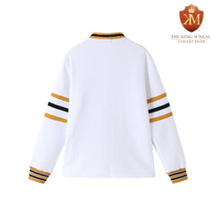 Alpha White Fleece Cardigan