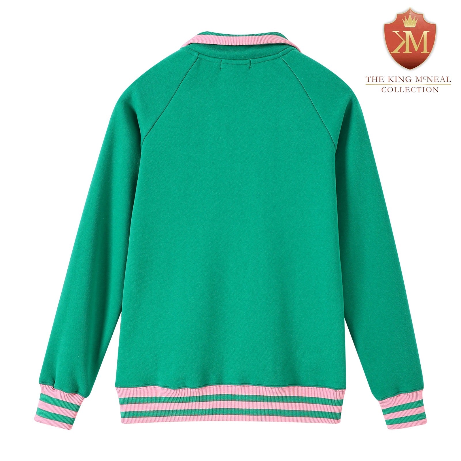 AKA Green Quarter Zip Sweatshirt Unisex