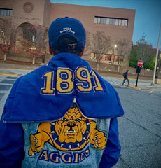 North Carolina A&T Denim Bomber