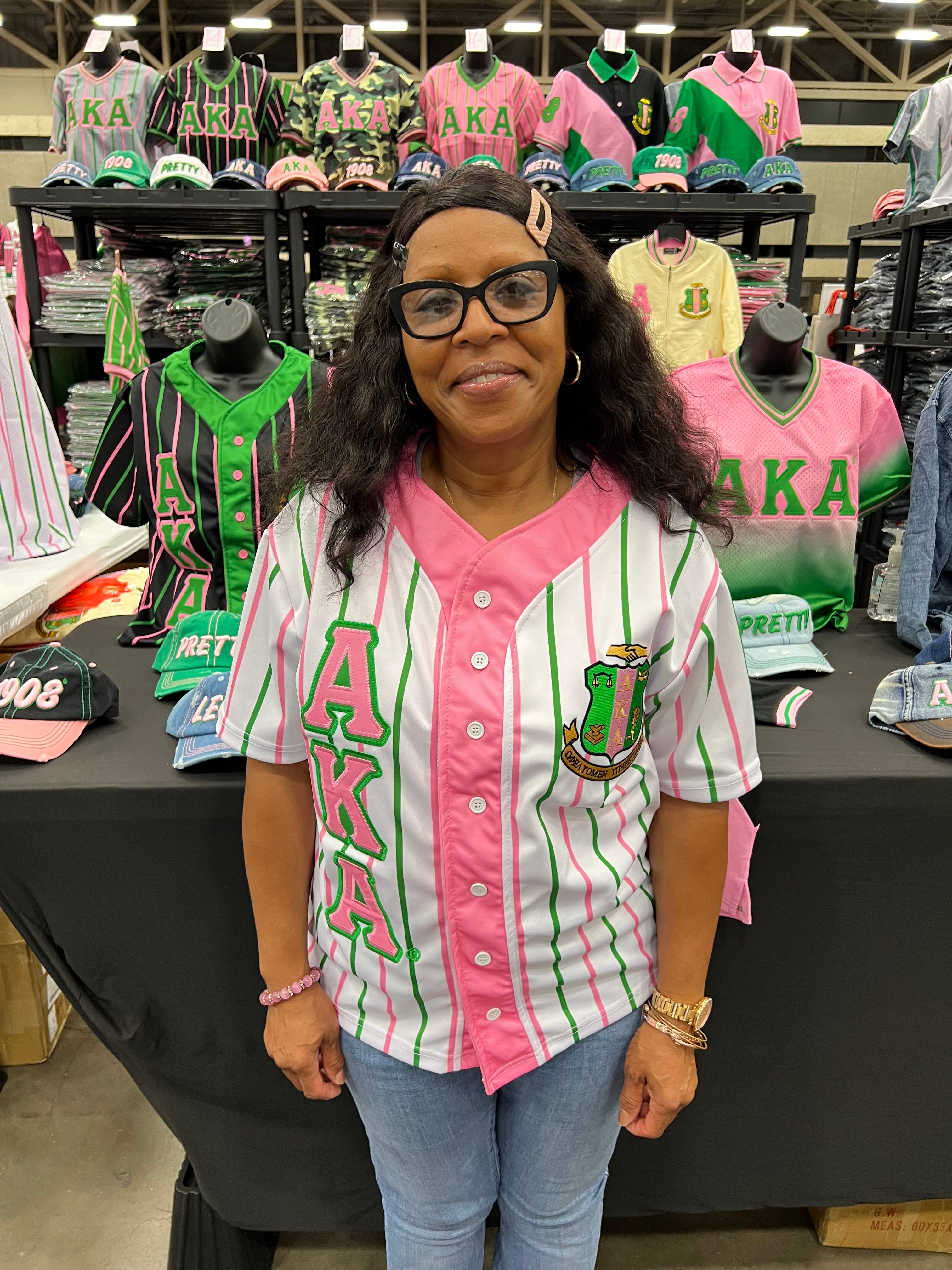 AKA White Button Up Pinstripe Baseball Jersey – The King McNeal