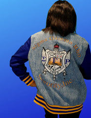 SGRho 1922 Denim Bomber Jacket