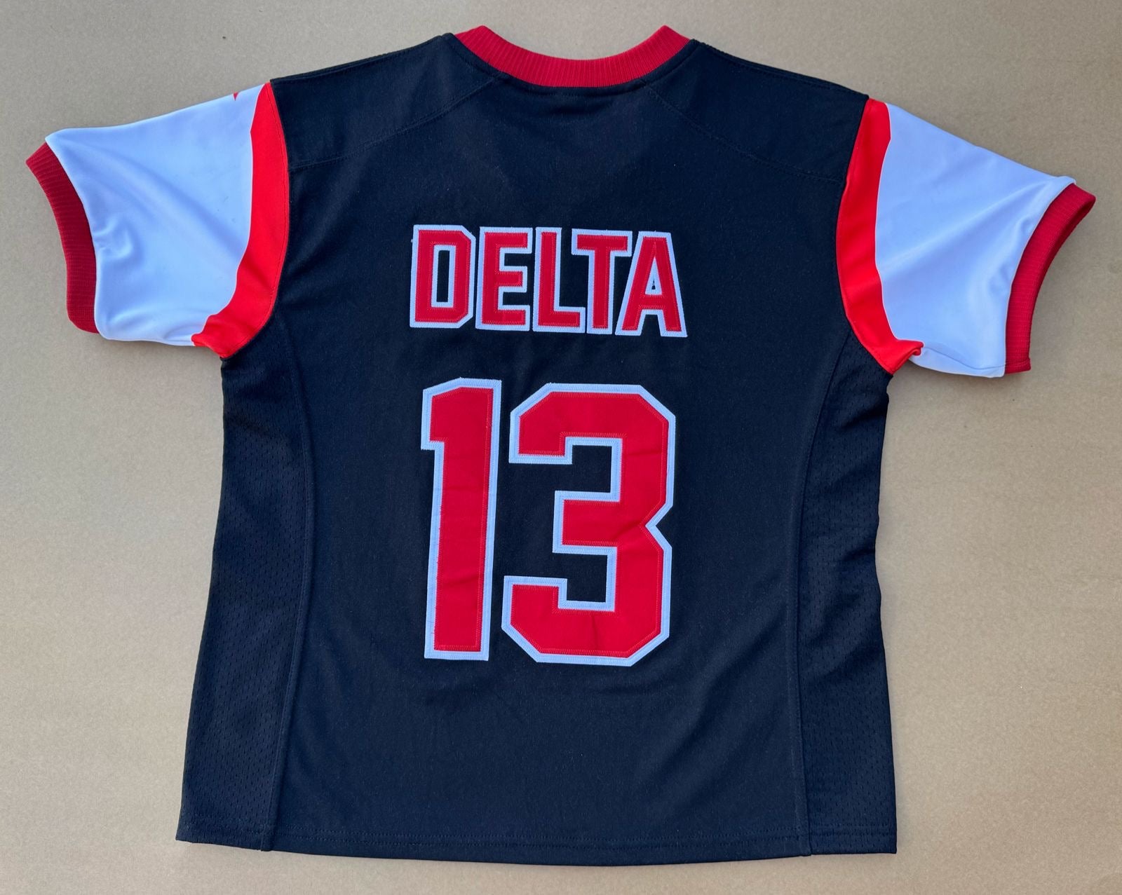Delta Black Football Jersey