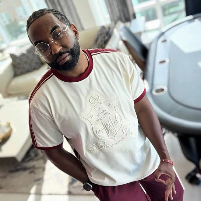 Kappa Cream Tapered Embossed Premium Crest Shirt