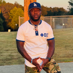 Sigma White Premium Henley Shirt