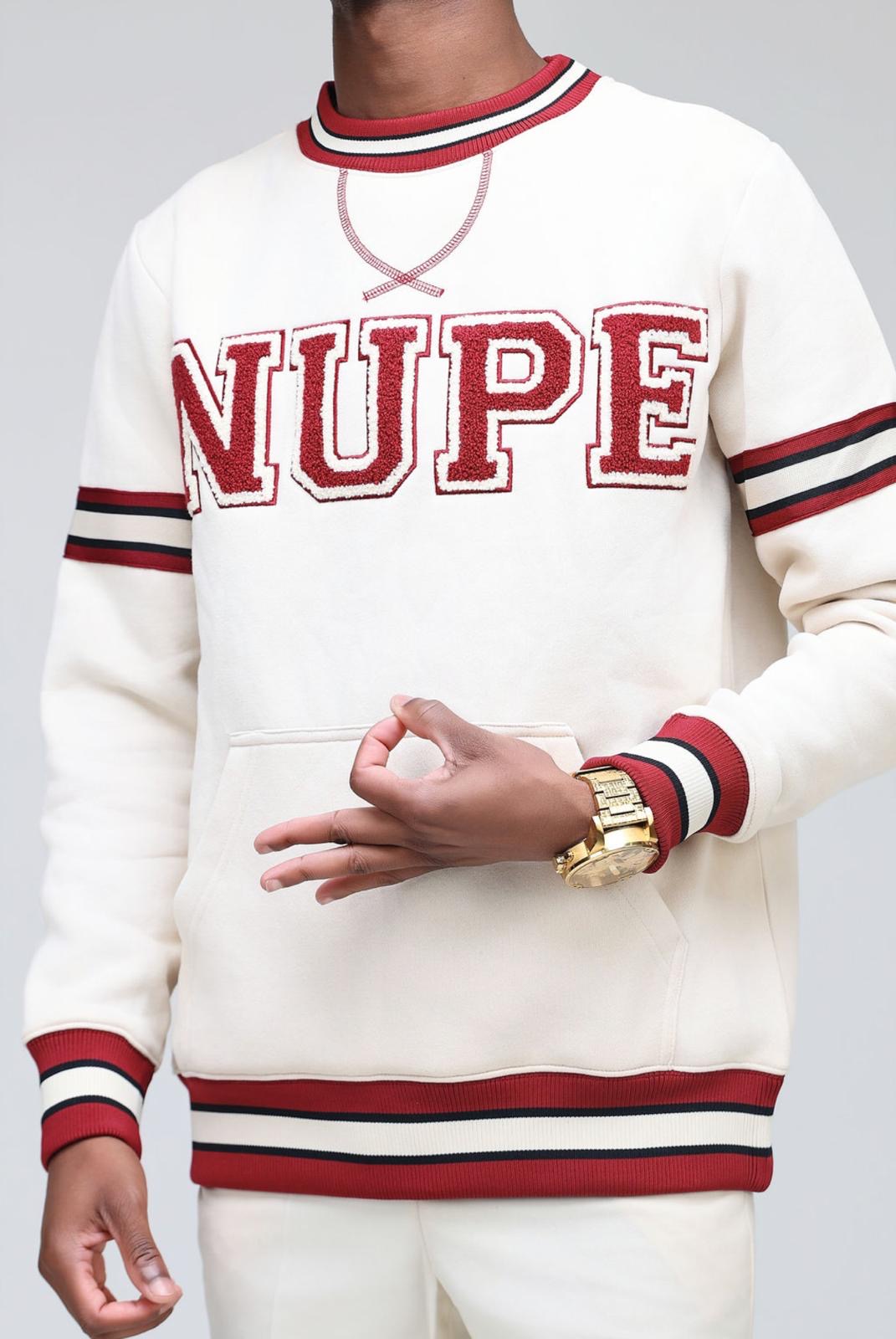 Kappa Nupe Neutral Chenille Crewneck